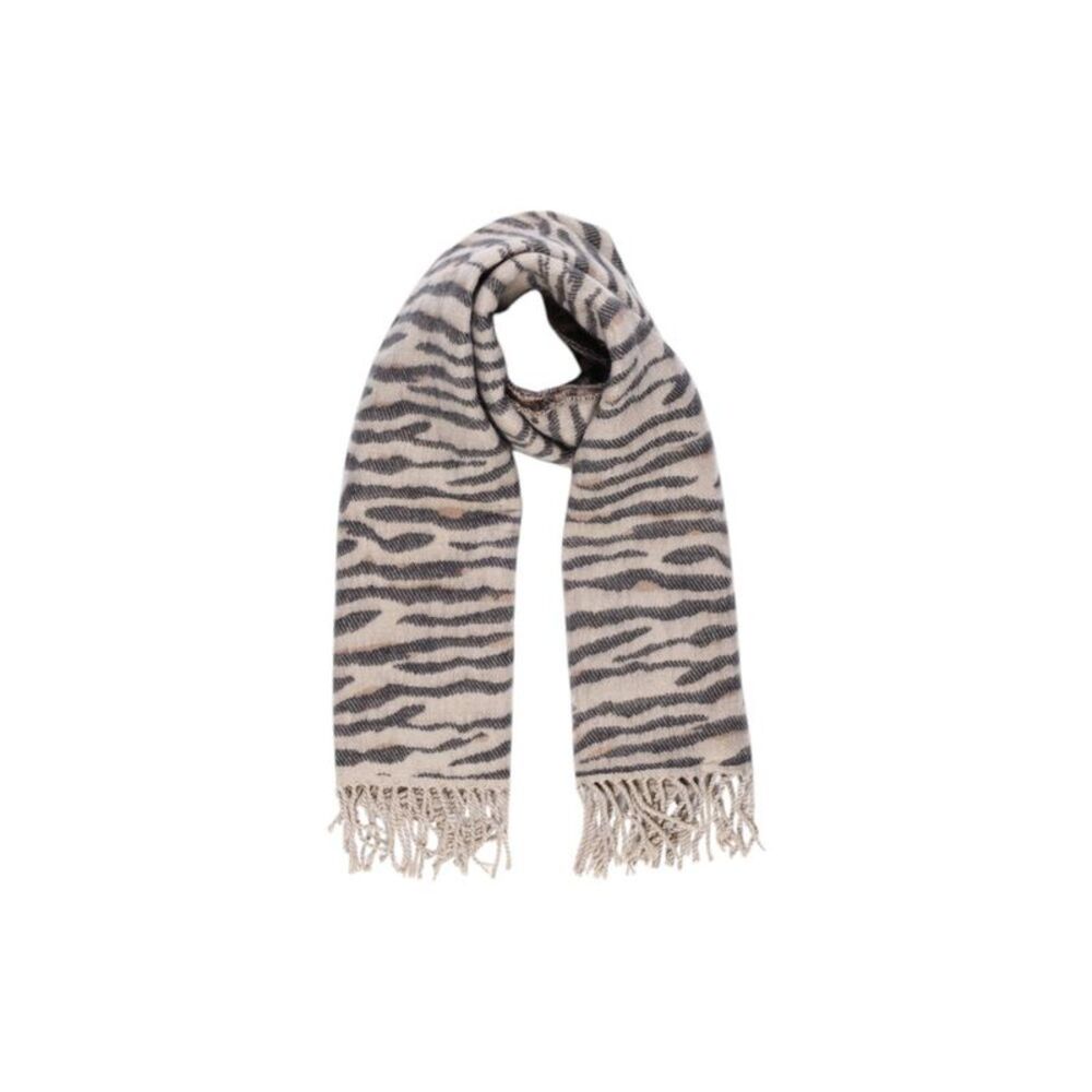 Pieces Beige Marabou Women's Scarf